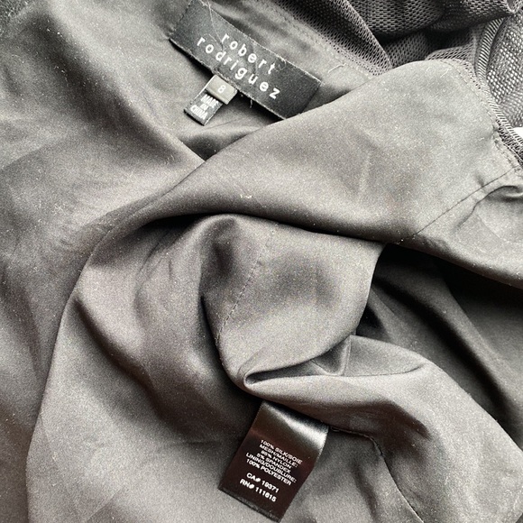 New Robert Rodriguez Sheer Sequins top and Paillettes in Silk - Picture 14 of 15